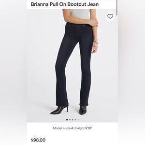 Cosmic Blue Love Brianna Bootcut Jeans